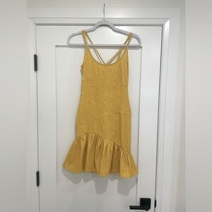 BCBG Generation Yellow Beach Dress - Size S